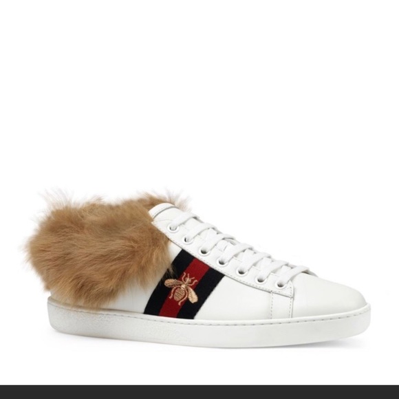 Gucci Shoes - *TODAY ONLY* Gucci New Ace Fur Sneakers